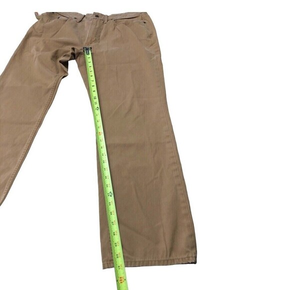 POLO Ralph Lauren Chino Pants Mens 36 x 32 Khaki Beige Tan Straight Leg Relaxed - Picture 11 of 13